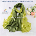 Lightweight Extra long infinity most beautiful arab hijab 100% silk scarf